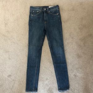 Rag & Bone Nina High Rise Ankle Skinny Jeans